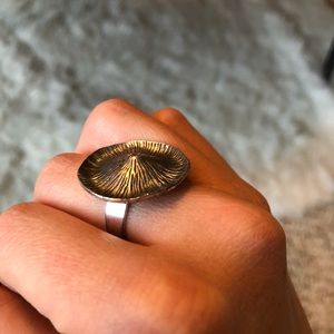 Stylish silver ring